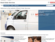 Tablet Screenshot of bosch-solarenergy.com.au